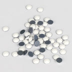 Wholesale White Porcelain Hot Fix Glass Rhinestone High Quality FlatBack Rhinestones SS4-SS30 for Garments and Art Decoration