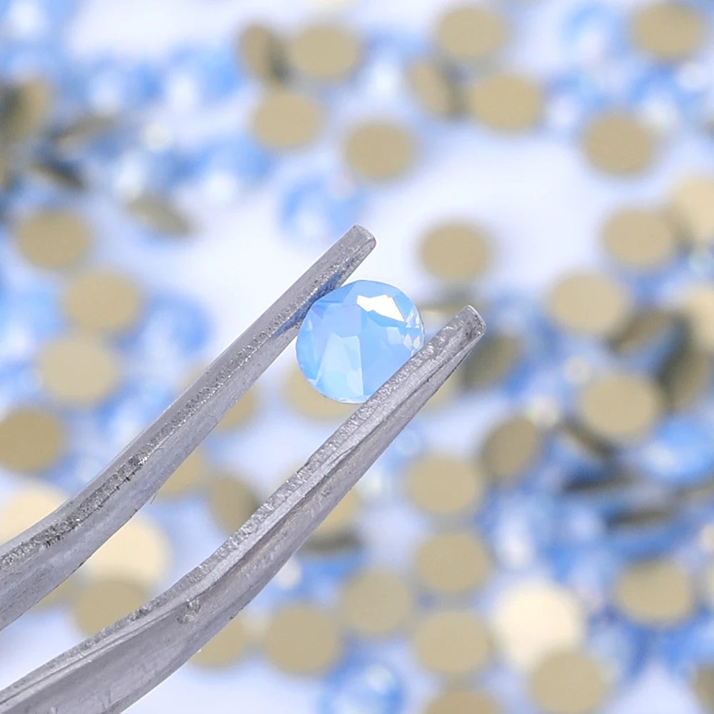 Big Bag 1440pcs/bag Factory Wholesale High Quality Glass Stone Flat Back Cold Fixation Non Hot Fix Crystal Rhinestone