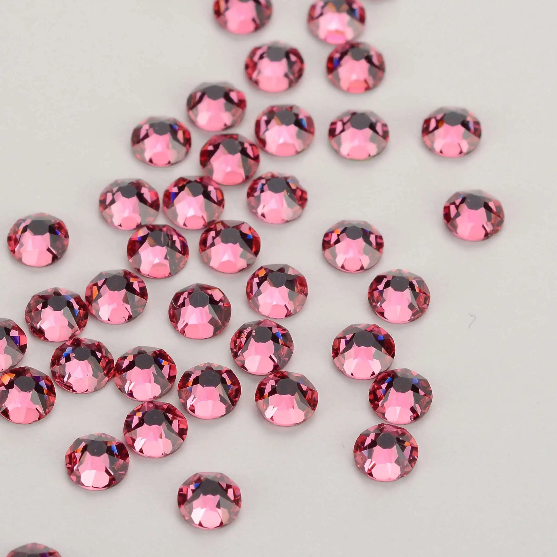 14400PCS  2088 Flatback Non Hotfix Rhinestones 16 Cut Facets Glass Crystal Round Diamond Strass Rhinestone Bulk for Dress