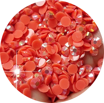 Hot Selling ABcolor 3mm Flat Back Crystal Rhinestone With Multiple Color Options, Circular Resin Rhinestone Nail Diamond Jewelry