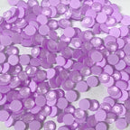 High Quality Luminous Non Hotfix Rhinestones  Neon Light Violet Glass Crystal  Flatback Rhinestone Bulk for Clothes