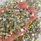 Wholesale High Quality Non Hotfix Rhinestone Diamond Strass Flatback Glass Crystal Rhinestones Bulk for Cloth DIY Crafts