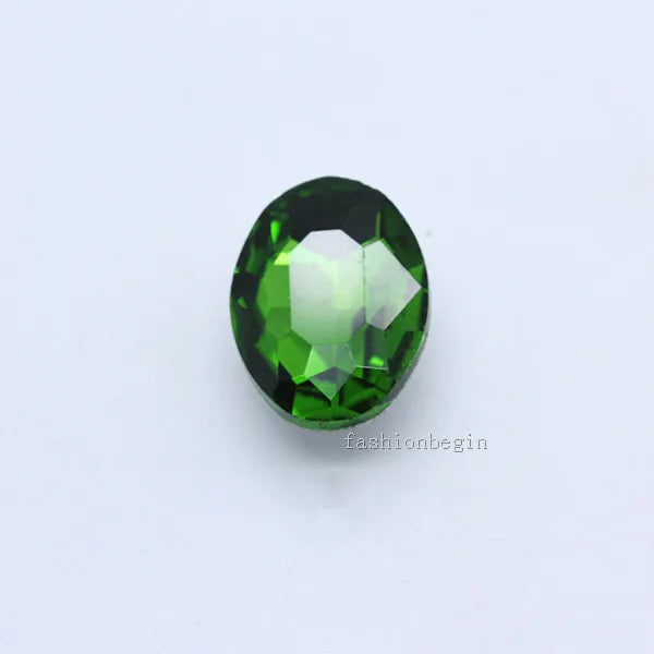 All-size Oval pointback crystal glass rhinestones diamantes fancy stones beads for shoes,bag,clothes, craft DIY jewelry material