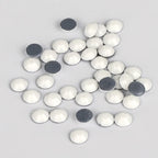 Wholesale White Porcelain Hot Fix Glass Rhinestone High Quality FlatBack Rhinestones SS4-SS30 for Garments and Art Decoration