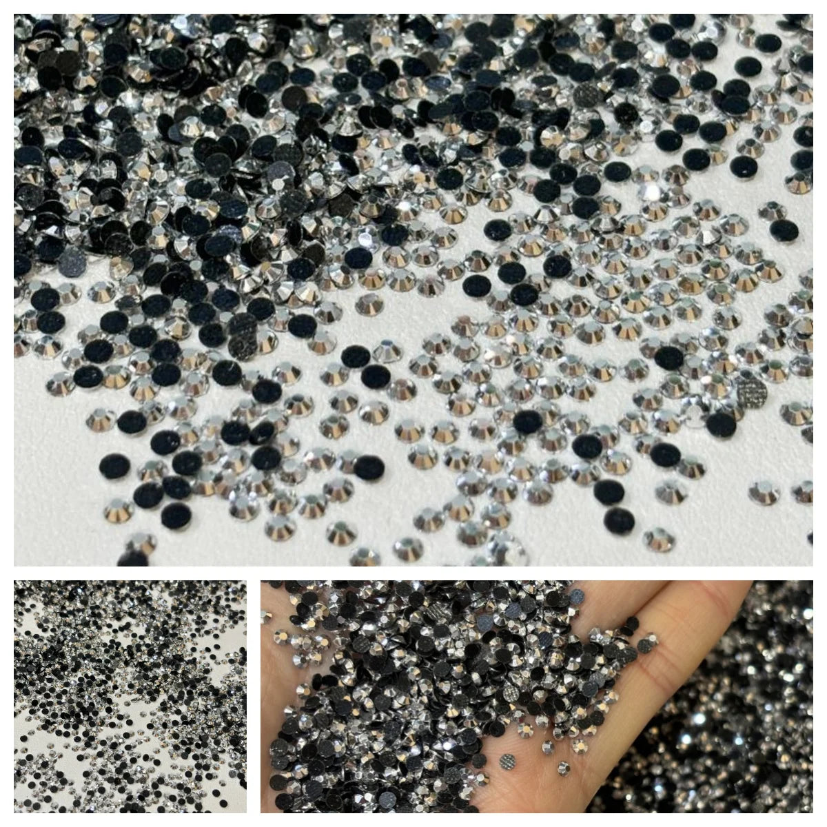 SS8 S10 SS16 Flat Back Resin Rhinestone Wholesale Hot Fix Crystal DIY Decoration & Garments Materials Rhinestone
