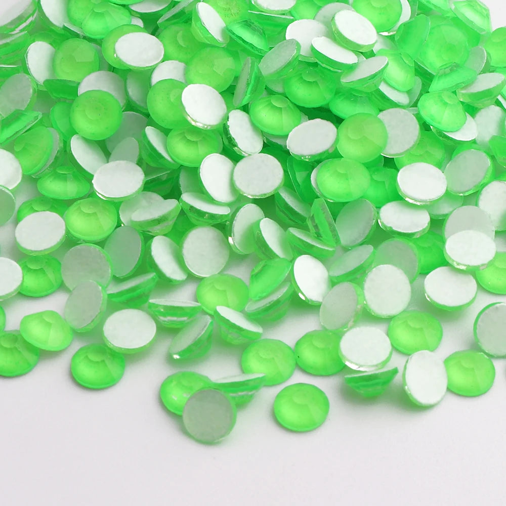 Wholesale 14400PCS Neon Rhinestone Diamond Non Hotfix Strass Flatback Glass Rhinestones for Cloth Garment Nail