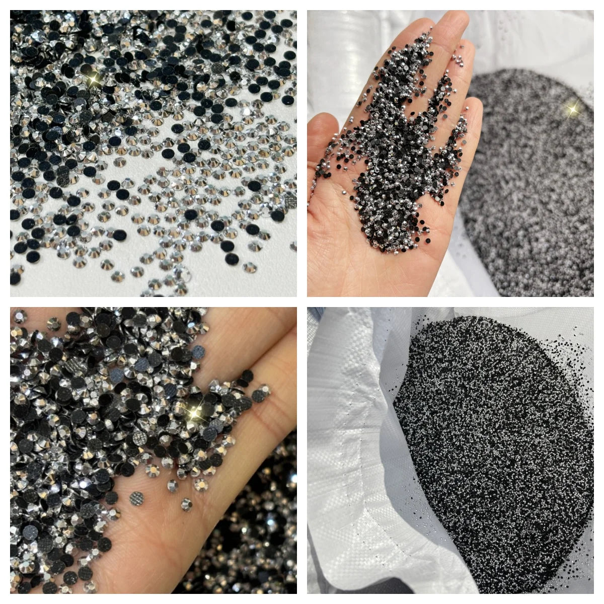 SS8 S10 SS16 Flat Back Resin Rhinestone Wholesale Hot Fix Crystal DIY Decoration & Garments Materials Rhinestone