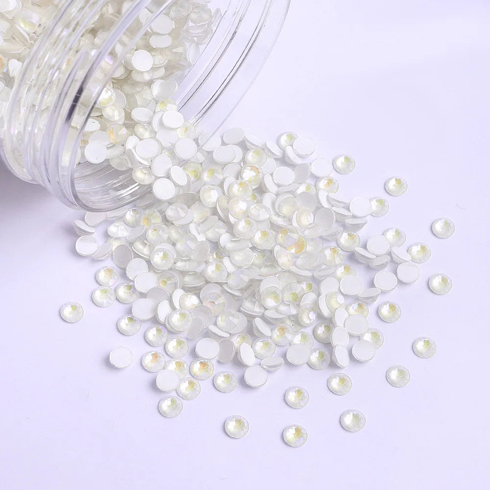 Wholesale Glitter Mocha Flat Back Non Hotfix Rhinestone Glass Crystals Rhinestones Diamond for Fashion Jewelry Earring