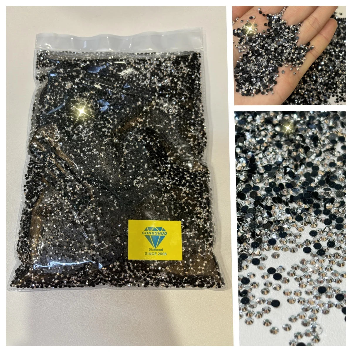 SS8 S10 SS16 Flat Back Resin Rhinestone Wholesale Hot Fix Crystal DIY Decoration & Garments Materials Rhinestone