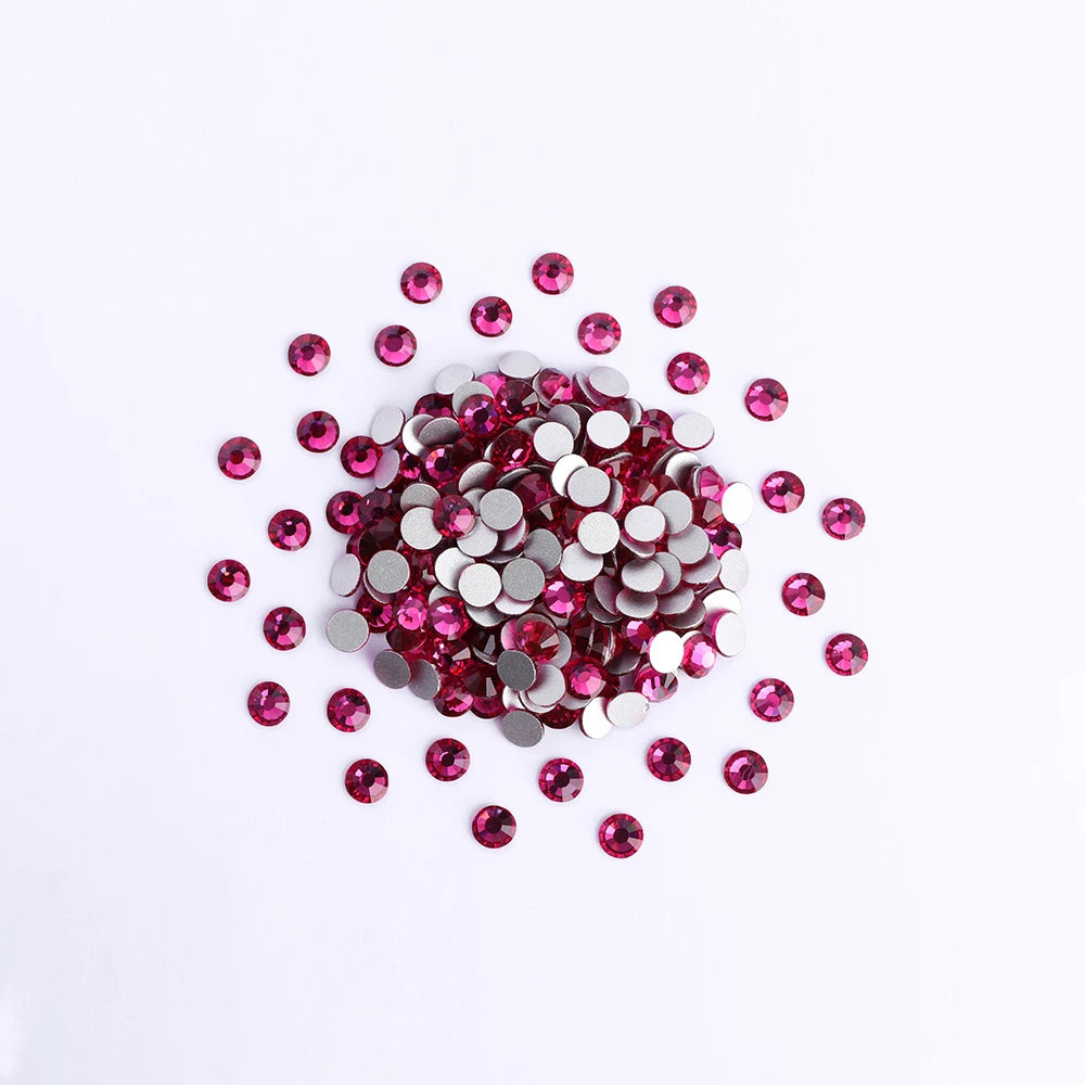 Ss5-ss20 High Quality Customization Flat Back Crystal  Non Hot Fix Rhinestone,Factory Direct Sale Flat Back Rhinestone for Dress