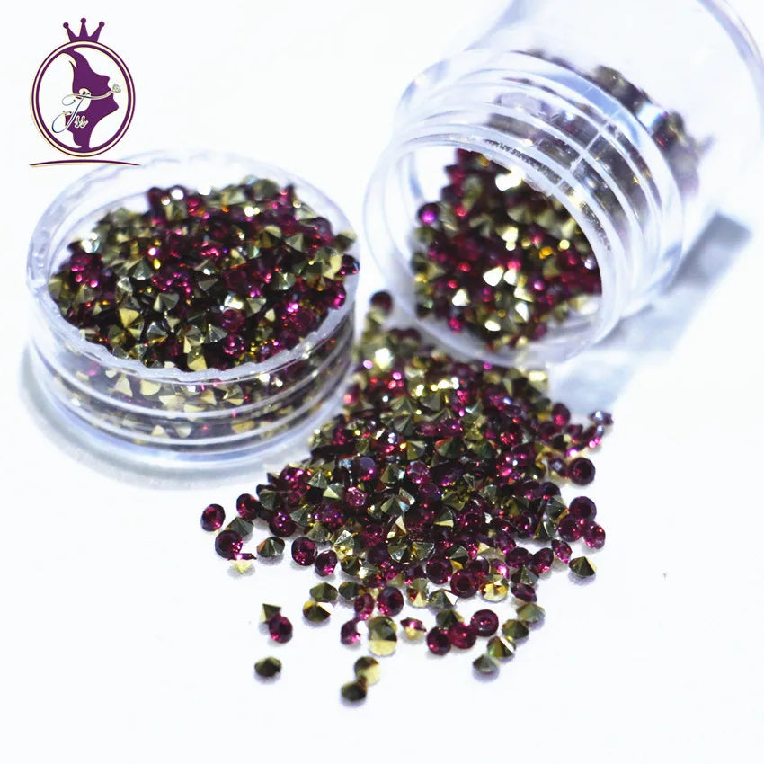 Wholesale 3mm Resin Diamond Rhinestones Point-Bottom Diamond Clothing Processing Accessories DIY Materials Crystal