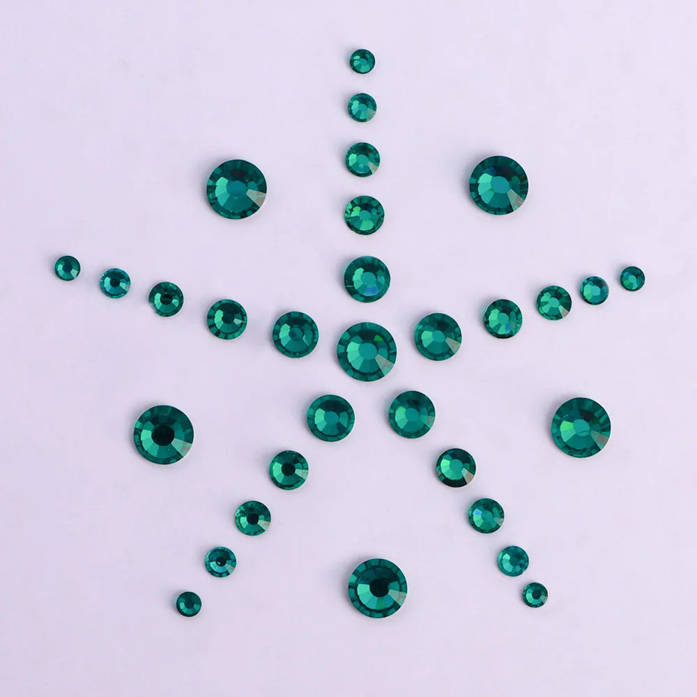 QIYI Factory Wholesale Mixed Size Ss4-ss20 Bling Crystal Rhinestones Bulk for Decorative Nail Art