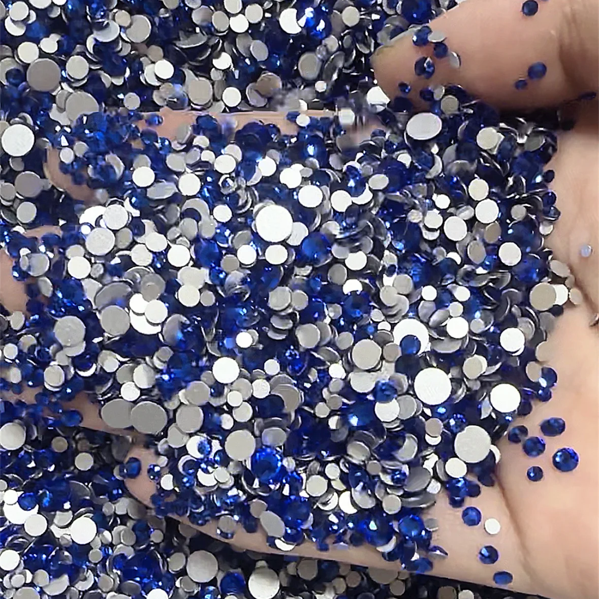 QIYI Factory Wholesale Mixed Size Ss4-ss20 Bling Crystal Rhinestones Bulk for Decorative Nail Art
