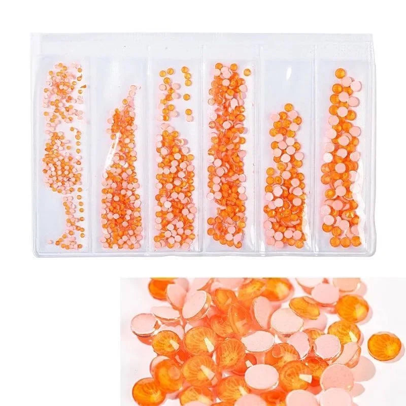 Customized Night Bling Rhinestone Fluorescent Flat Bottomed Drill Diy Nail Art Rhinestone