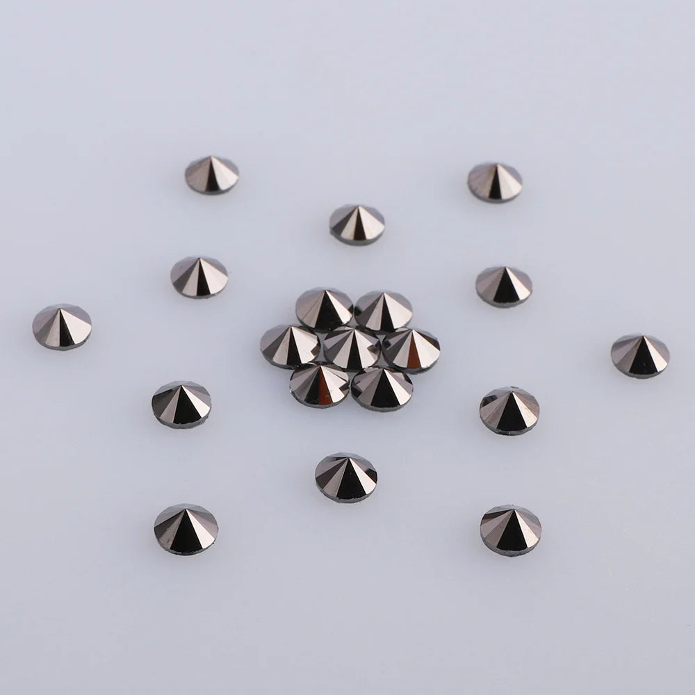 Wholesale HotFix Steeple Glass Rhinestone Crystals Art Rhinestones Flat Back Glass Bling for  Perfume Bottle Rhinestone