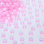 QIYI Hot Sale 3mm 4mm 5mm 6mm Crystal Mocha Opal  Clear Non Hotfix Glass Rhinestones Wholesale Trimmings for Nail Art