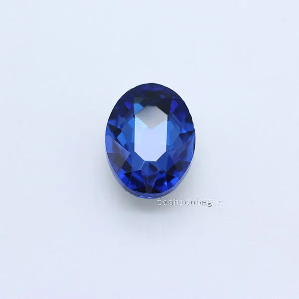 All-size Oval pointback crystal glass rhinestones diamantes fancy stones beads for shoes,bag,clothes, craft DIY jewelry material