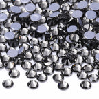 Factory Price Hotfix Glass Crystal Flat Back Rhinestone Round Hotfix Crystal Stone Shine Blilng  for Clothing Accessories