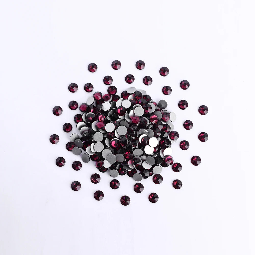 Ss5-ss20 High Quality Customization Flat Back Crystal  Non Hot Fix Rhinestone,Factory Direct Sale Flat Back Rhinestone for Dress