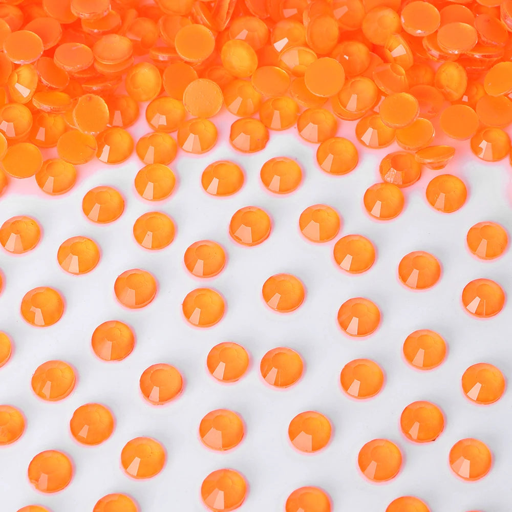 Factory Wholesale Mocha Neon Series Grade AAAAAA High Quality Glass 12 Facets Loose Bright Shining Colors Crystal Rhinestones