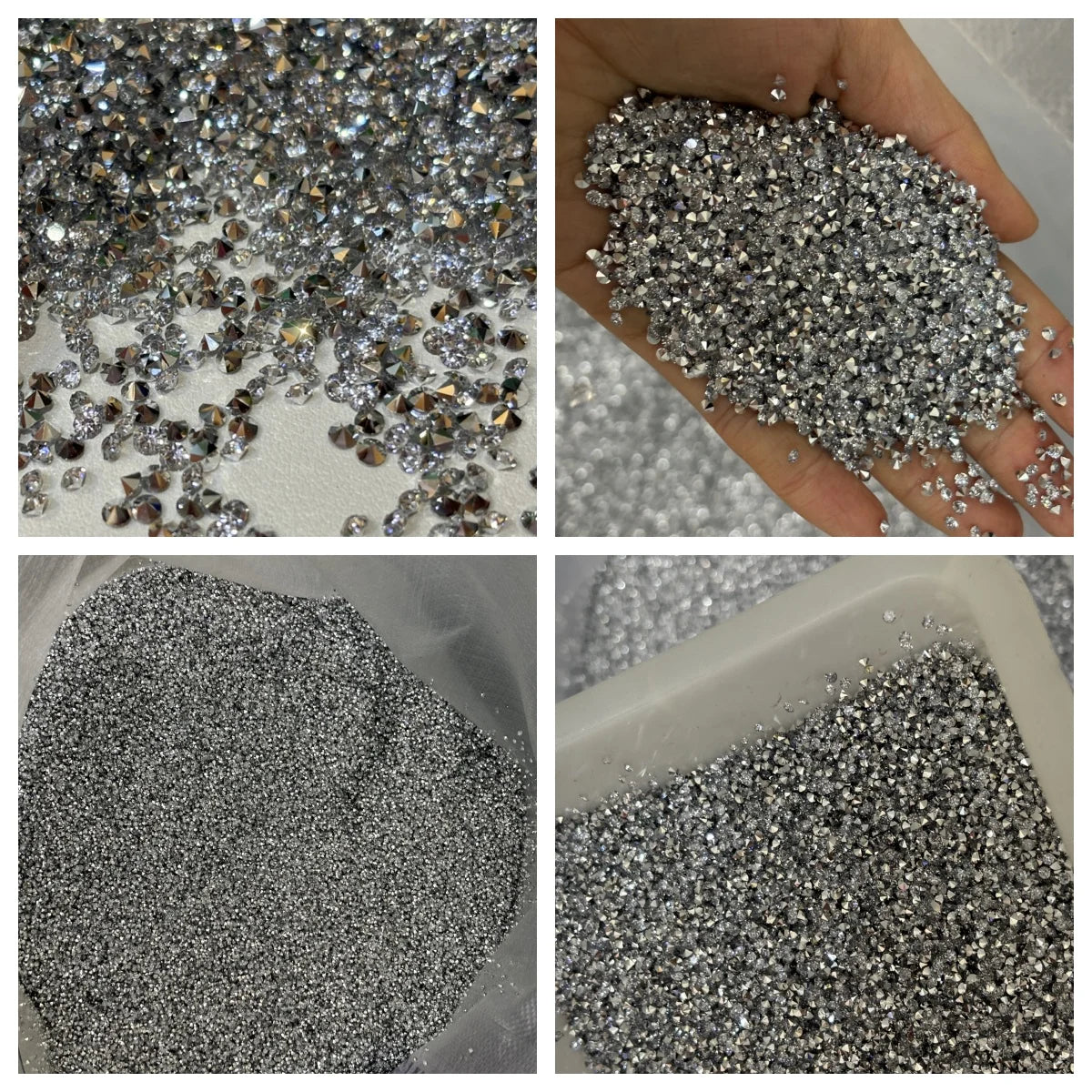 High Quality 3mm Pointback Resin Rhinestone Jewelry Accessories Custom Wholesale Bulk for Shoes Nails Garments Bags