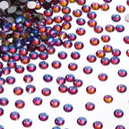 SS6-SS30 Wholesale Small Bag Non Hotfix Glue on 4A+ Quality Rhinestones Glass Crystal Flatback Regular Cut for Nail Art