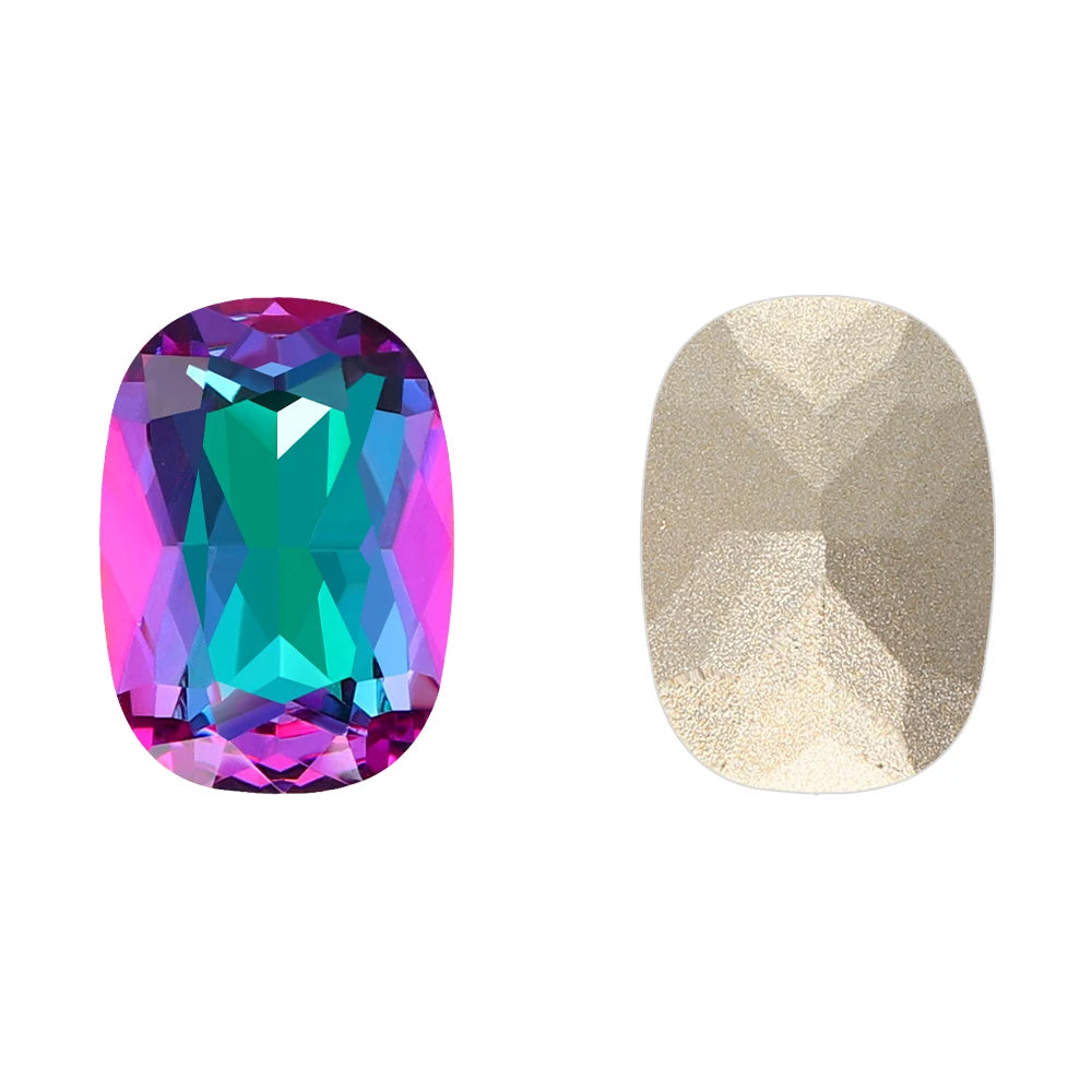 4568 Qiyi Innovative Design Classical Baguette Fancy Stone Top Quality Grade 6A K9 Glass Point Back Stones for DIY Decoration