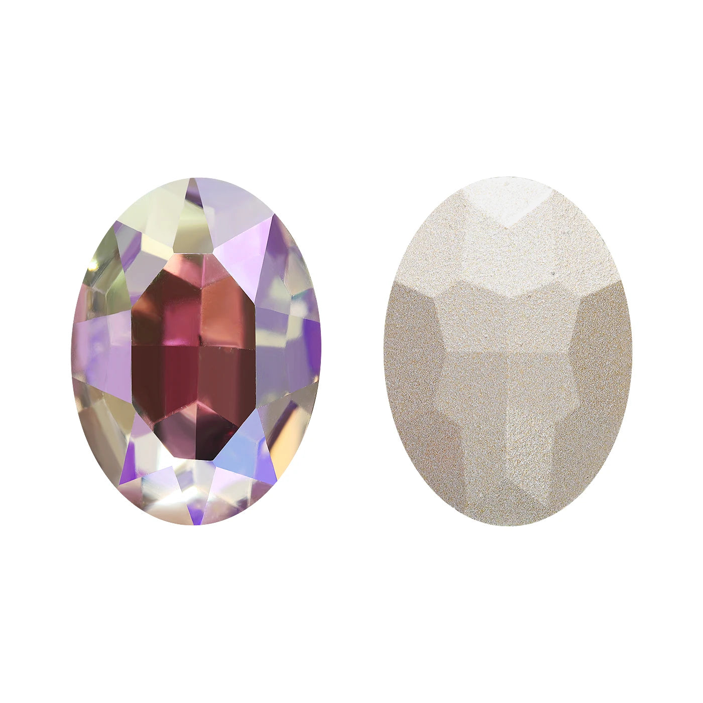 QIYI 2024  New Arrival Effect Factory Direct Wholesale Inviromental Friendly Oval Shape K9 Glass Stone for Clothing  Decoration