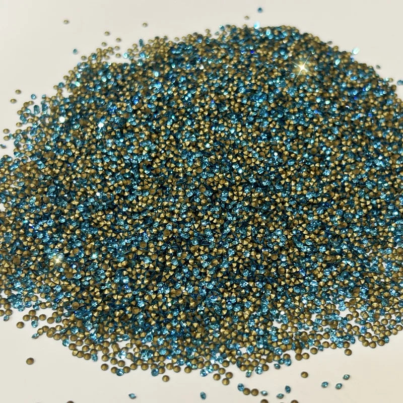 Wholesale SS4 Pointed Bottom Glass Rhinestone DIY Nail Decorations Accessories Crystal Diamond Chaton Rhinestones