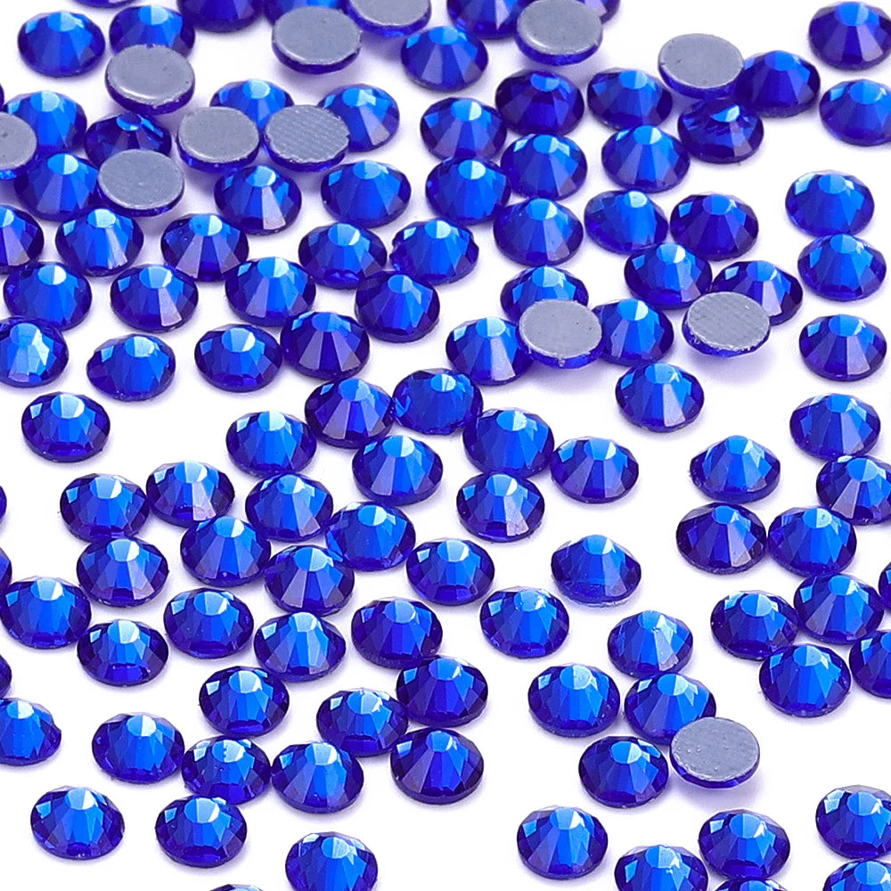 QIYI SS3-SS50 Colorful Hotfix Rhinestones Glitter Crystal Glue on Strass Diamond Rhinestones for Garment Decorations