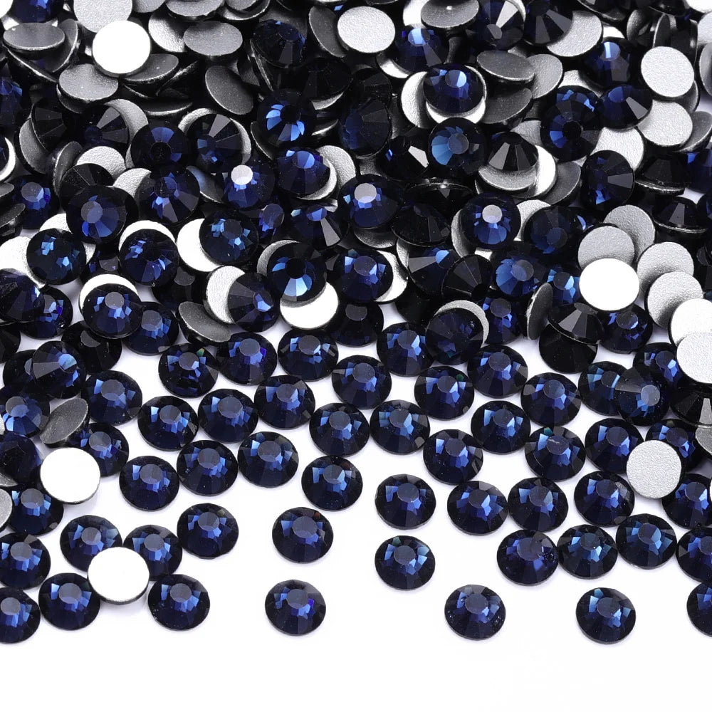 Newest Glass Rhinestones Non HotFix Flatback Rhinestones Bling Shine Bright Bulk Cup Rhinestone for Clothing Accessories