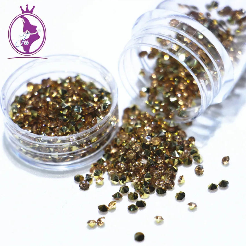 Wholesale 3mm Resin Diamond Rhinestones Point-Bottom Diamond Clothing Processing Accessories DIY Materials Crystal