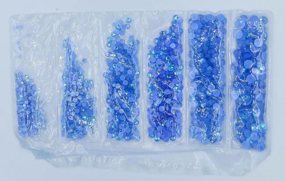 Fluorescent Luminous Mix SS6-SS20 Non Hotfix Neon Rhinestone Noctilucent Electric Nail Art Decorations