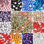 VDD 163 for Magic Green SS4-SS30 Glass Rhinestones Crystal Flatback Strass Glitter Stones for DIY Nail Art & Bag Decorations