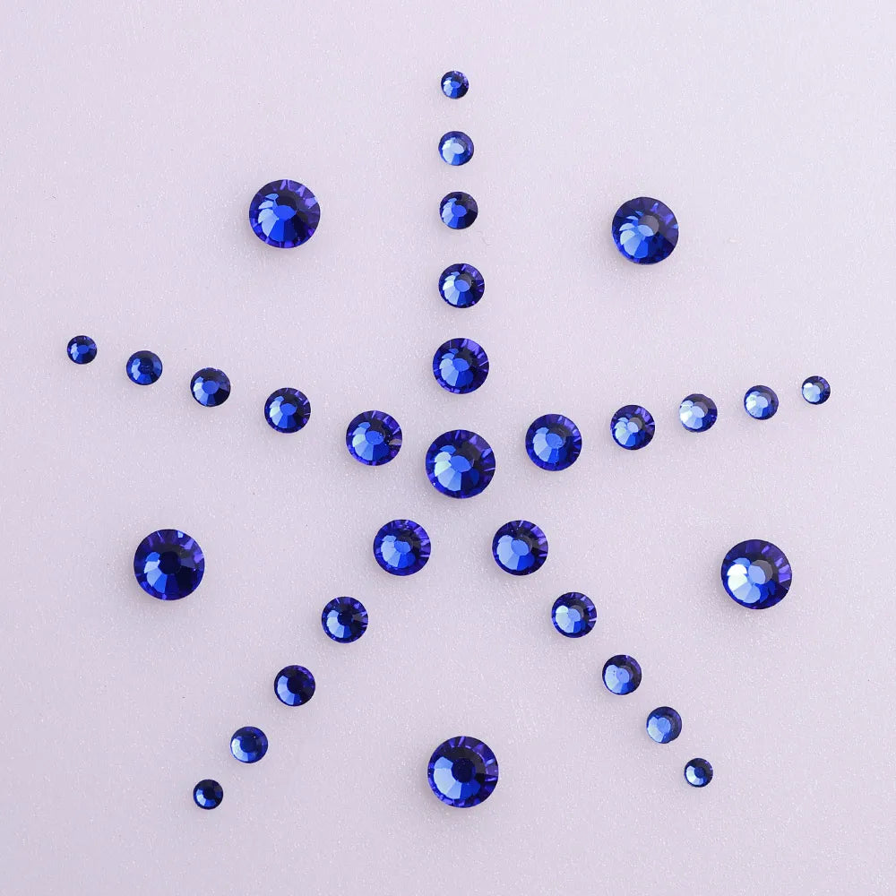 QIYI Factory Wholesale Mixed Size Ss4-ss20 Bling Crystal Rhinestones Bulk for Decorative Nail Art