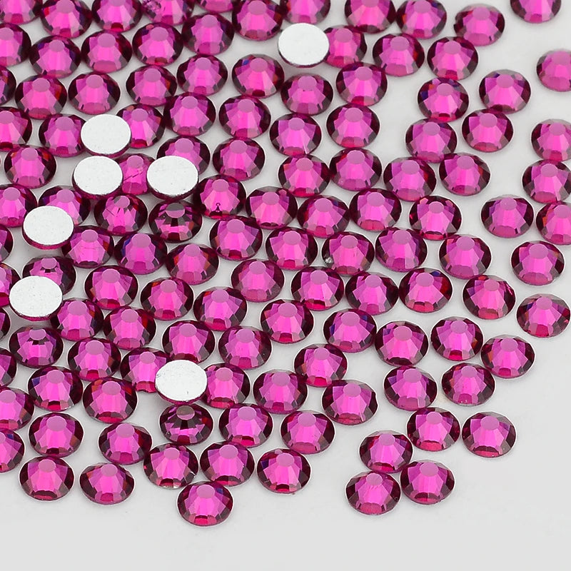 Crystal 1440pcs Rhinestone Supplies SS16 Flatback Rhinestones Bulk for Garment Accessories Nail DIY