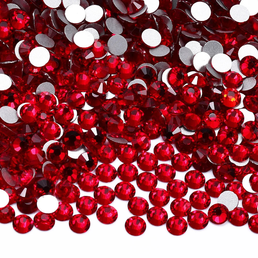 Newest Glass Rhinestones Non HotFix Flatback Rhinestones Bling Shine Bright Bulk Cup Rhinestone for Clothing Accessories