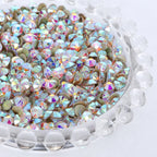 Top Quality 2088 Crystal Glass Rhinestones 16 Cut Facets Round Flatback Diamond Strass AB in Bulk Stones for Cloth Tumbler