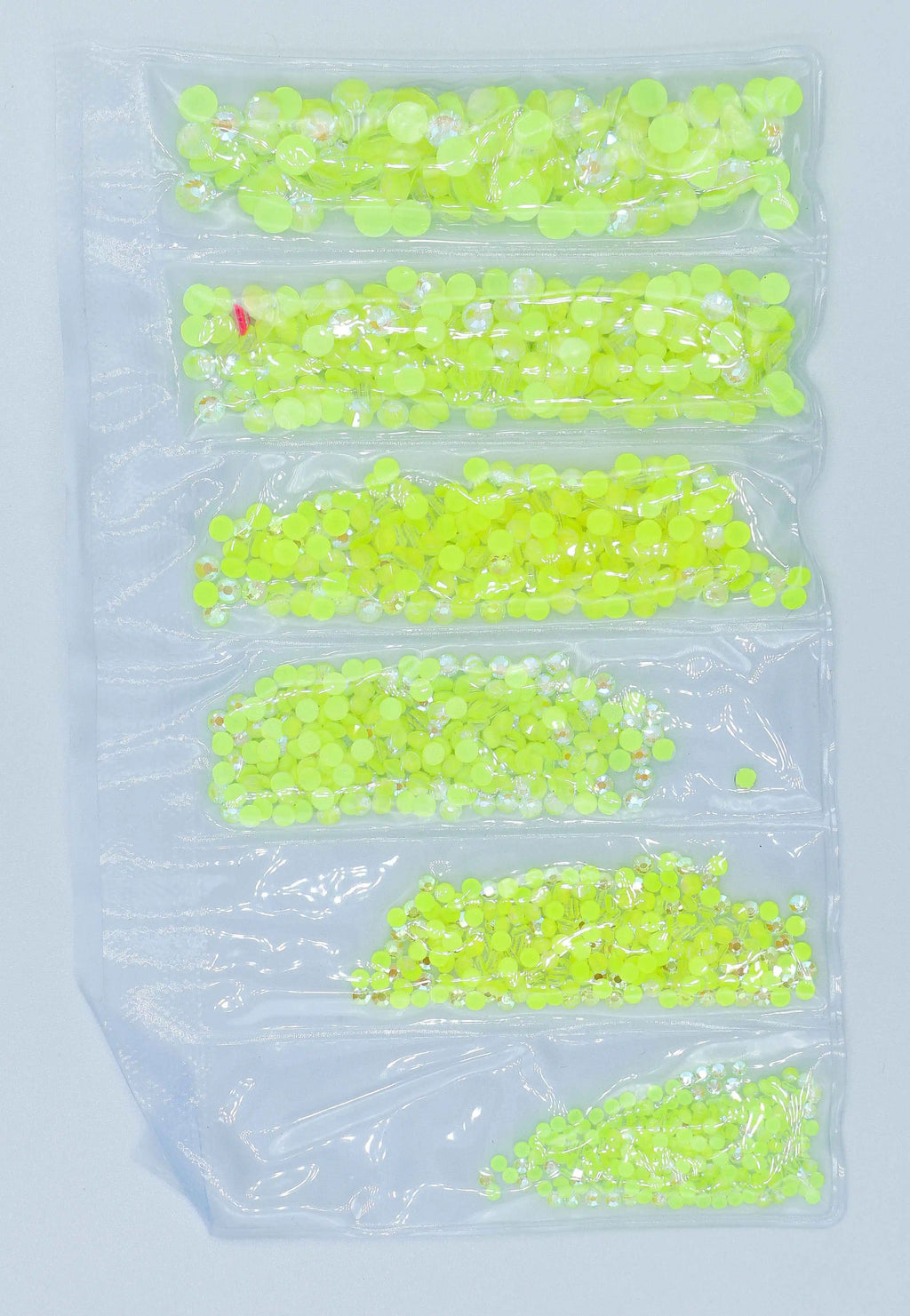 Fluorescent Luminous Mix SS6-SS20 Non Hotfix Neon Rhinestone Noctilucent Electric Nail Art Decorations