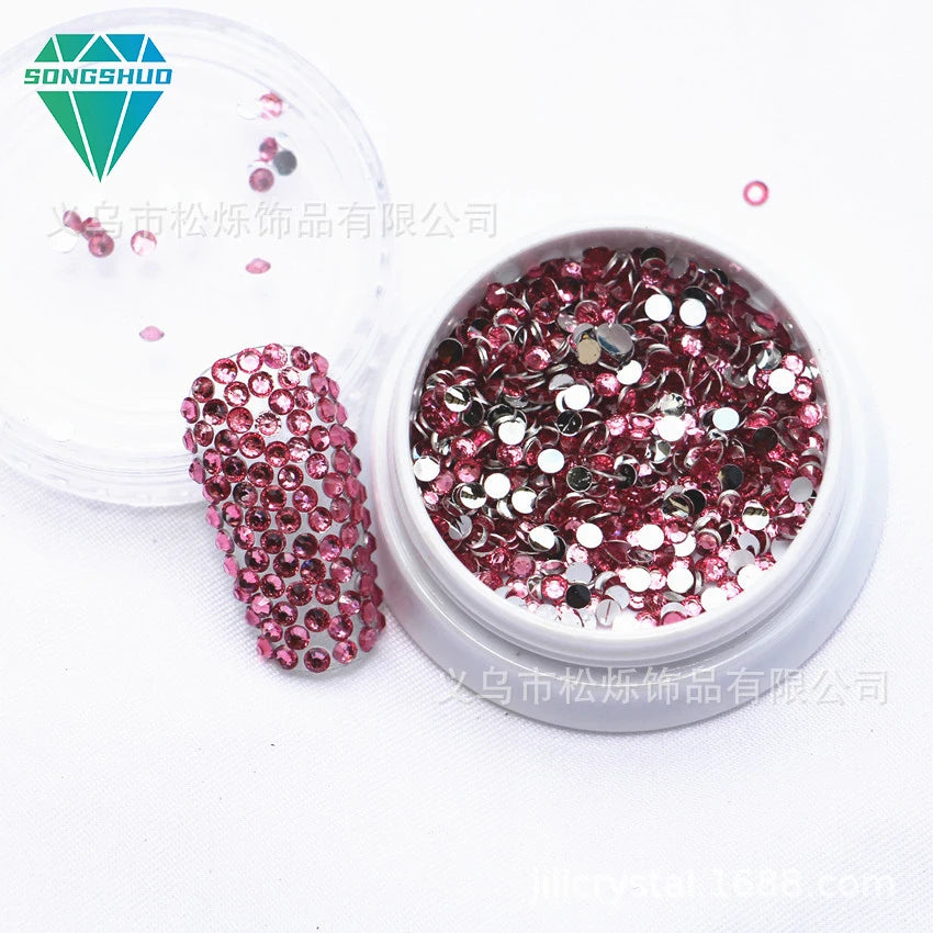 High Quality Bulk Flat Back Resin Rhinestones Flat Bottomed Rhinestone for Clothing Craft & Accessories Decoration Wholesale
