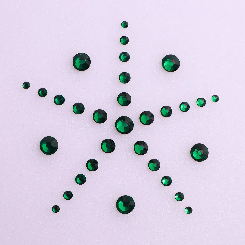QIYI Wholesale Mixed Size Ss4-ss20 Bling Crystal Rhinestones Bulk for Decorative Nail Art Crafts