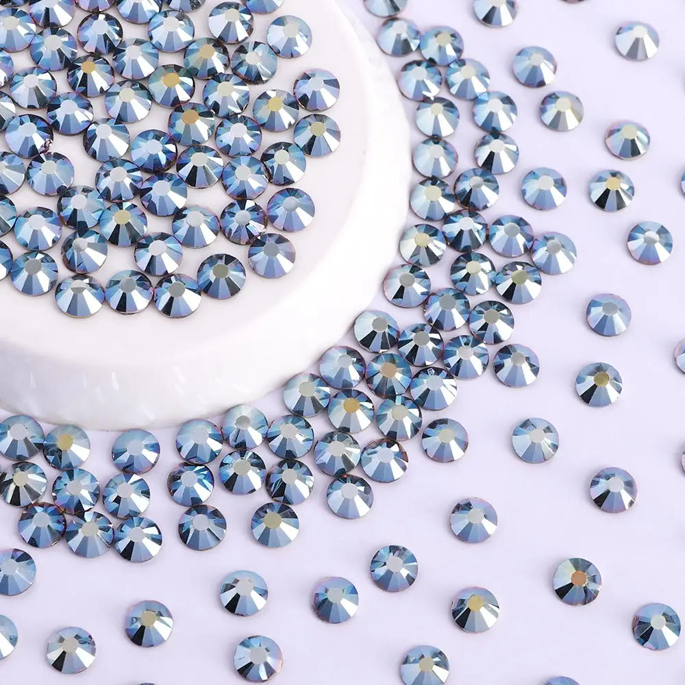 Wholesale Customize 1440pcs Stone SS6 Flatback Rhinestones Bulk Bling Bling Rhinestone Strass Crystal for Garment Accessories