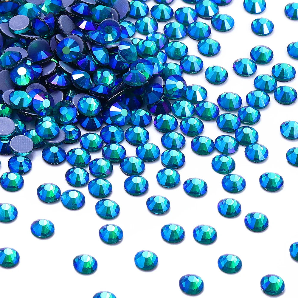 Hotfix Glass Rhinestone Bling Crystal AB Effect High Quality Rhinestones Bulk Crystals Stones Garment Accessories for Clothing