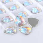 60+ Colors Trillion K9 T Sew-On Crystal Stone Premium Cristal 3272 Rhinestone for Clothes Bags Shoes