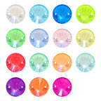 Ready to Ship Neon Rivoli Rhinestones 55 Colors Crystal  Sew-on Rhinestones Glass Clothing Flatback Sewing Stones for Women