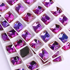 QY Wholesale Cosmic Sewing Crystal Glass Bling Sew-On Rhinestones Flat Back Non Hotfix Stones Bling for Clothing Accessory
