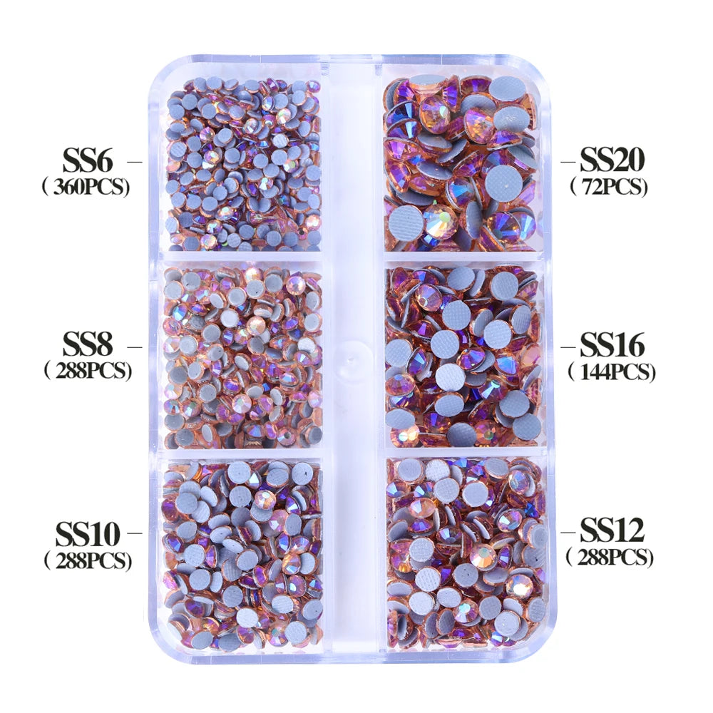 Hot Selling Factory Price Glass Iron on Rhinestone Crystal Rhinestones Hotfix for Stones and Crystals for Clothes