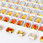 QIYI K9 Glass Grade AAAAAA Loose Rhinestones Maxi Cushion Octagon Point Back Stones