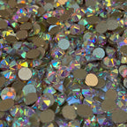 2088 Flatback Non Hotfix Rhinestones Top Quality 8 Big 8 Small 16 Cut Facets Glass Crystal Round Diamond for Wedding Dress