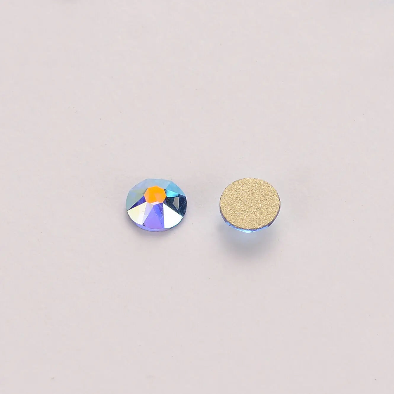 Wholesale Bulk 14400pcs Complete Colors 2088 16 Cut 8big8small AB Color Glass Rhinestones Gold Flatback Non Hotfix for Nail Art